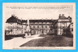 (RECTO / VERSO) CHAMPLITTE EN 1936 - N° 18635 - LE CHATEAU - BEAU CACHET - CPA - Champlitte