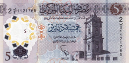 LIBYA POLYMER NOTE 5 DINARS 2021 PICK NEW UNC "free Shipping Via Regular Air Mail (buyer Risk Only)" - Libya