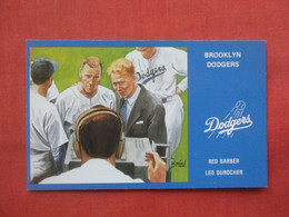 Red Barber. Leo Durocher.     Brooklyn Dodgers       Ref 5768 - Honkbal