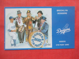 Dodgers Sym-Phony Band  .     Brooklyn Dodgers       Ref 5768 - Baseball