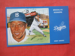 Sandy Amoros    Brooklyn Dodgers       Ref 5768 - Baseball