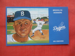 Don Newcombe      Brooklyn Dodgers       Ref 5768 - Baseball