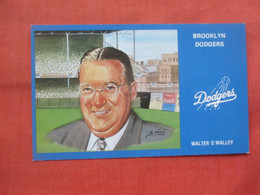 Walter O'Malley       Brooklyn Dodgers       Ref 5768 - Baseball