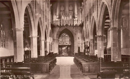 UK - Stratford-on-Avon - Holy Trinity Church - Interior East - RPPC - RARE In This Edition! - Stratford Upon Avon