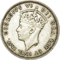 Monnaie, Chypre, George VI, 9 Piastres, 1940, TTB+, Argent, KM:25 - Cyprus