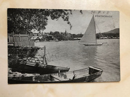 Austria Österreich Pörtschach Poertschach Am Wörthersee Sail Boat Dock 14757 Post Card POSTCARD - Pörtschach