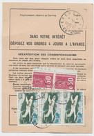 FRANCE BEQUET 50C PAIRE DE CARNET + PA 3FR BANDE DE 3 CARTE REEXPEDITION TEMPORAIRE 83 EVENOS VAR 1974 + EGYPTE - 1971-1976 Marianne De Béquet