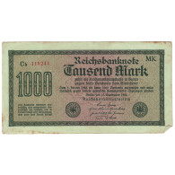 Billet, Allemagne, 1000 Mark, 1922, 1922-09-15, KM:76c, SUP - 1000 Mark