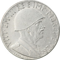 Monnaie, Albania, Vittorio Emanuele III, 0.20 Lek, 1940, Rome, TTB+, Stainless - Albania