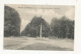 Cp, 76, BLANGY SUR BRESLE , Le Poteau Maître JEAN ,  Forêt D'EU , Voyagée - Blangy-sur-Bresle