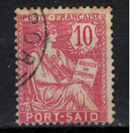 PORT SAID       N°     YVERT  25 OBLITERE       ( Ob  10/19) - Used Stamps