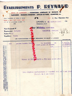 87- LIMOGES- RARE FACTURE P. REYNAUD- FOURNITURES PARFUMERIE BONNETERIE-3 RUE THEODORE BAC-1943 - Drogerie & Parfümerie