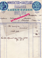 38- IZEAUX- BELLE FACTURE BRUN- BADON-MANUFACTURE CHAUSSURES-CHASSE MONTAGNE SKI-DIANE- LE PHOQUE-1941 - Textilos & Vestidos