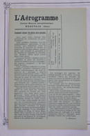 BD12 FRANCE L AEROGRAMME JOURNAL N°4 1931 NEUF++ BEAUVAIS +++INTERESSANT A LIRE ++++++AEROPHILATELIE - 1927-1959 Cartas & Documentos