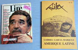 Gabriel Garcia Marquez : 3 Revues (Silex-Lire-Unesco) - 1 Supplément à Libé & 7 Articles - Lots De Plusieurs Livres