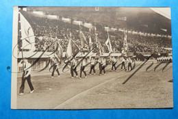 Brussel Bruxelles Stade Centenaire 02/06/1935 Gymnastiek Gymnastique  Drapeau's Turnen Parade - Gymnastics