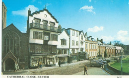 Exeter; Cathedral Close (old Cars) - Not Circulated. (Harvey Barton - Bristol) - Exeter