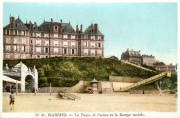 Biarritz * La Plage , Le Casino Et La Rampe Mobile * Kursaal - Biarritz