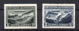 !!! LIECHTENSTEIN, PA N°7/8 NEUVES * SIGNEES - Luftpost