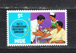 Niue  - 1972, Medici Al Primo Soccorso. Doctors At First Aid. MNH - Secourisme