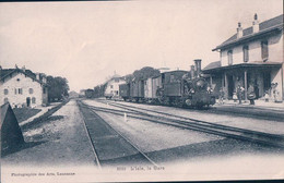 L'Isle VD, Chemin De Fer, La Gare Et Train à Vapeur (3029) - L'Isle