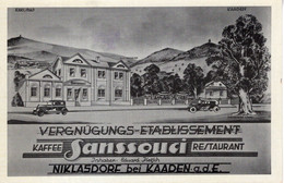 Karlsbad  ( Karlovy Vary ) - Sanssouci Kaffee Restaurant - Sudeten