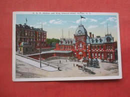 C.G.R. Station & King Edward Hotel.   Halifax Nova Scotia > Halifax     Ref 5769 - Halifax