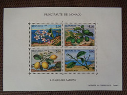 MONACO 1990 Y&T N° 51  ** - LES 4 SAISONS DU CITRONNIER - Neufs