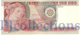 ITALIA - ITALY 100000 LIRE 1980 PICK 108b XF - 100000 Liras