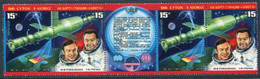 SOVIET UNION 1978 96 Days In Space Strip MNH / **.  Michel 4728-29 Zf - Unused Stamps