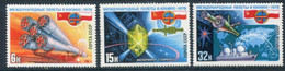 SOVIET UNION 1978 Intercosmos USSR - Poland Joint Flight MNH / **.  Michel 4735-37 - Nuevos