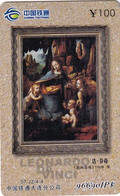 CHINA - The Virgin Of The Rocks, Painting/Leonardo Da Vinci, China Tietong(IP) Prepaid Card Y100, Ex.date 31/12/08, Used - Pittura