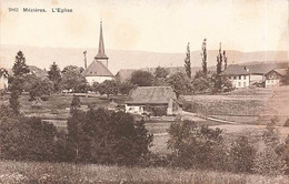 Mézières. L'Eglise - Vaud Suisse - écrit En 1929 - Jorat-Mézières