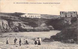 CPA France - Belle Ile En Mer - Pointe Aux Poulains - Propriété Sarah Bernhardt - Collection Petitjean - Animé - Belle Ile En Mer