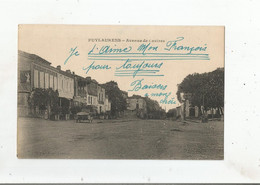 PUYLAURENS (TARN)  AVENUE DE CASTRES (CAFE MAUREL) 1929 - Puylaurens