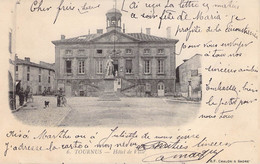 CPA France - Tournus - Hôtel De Ville - Chalon Sur Saone - Dos Non Divisé - Oblitéré Août 1904 Gueugnon - Chalon Sur Saone