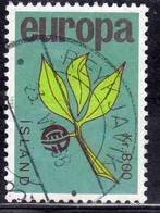 ISLANDA ICELAND ISLANDE ISLAND 1965 EUROPA CEPT UNITED 8k USED USATO OBLITERE' - Used Stamps