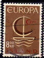 ISLANDA ICELAND ISLANDE ISLAND 1966 EUROPA CEPT UNITED 8k USED USATO OBLITERE' - Used Stamps