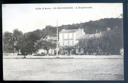 Cpa Du 83  Côte D' Azur St Mandrier L' Esplanade      FEV22-94 - Saint-Mandrier-sur-Mer