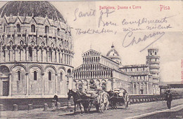Cpa-ita- Pisa -- Battistero , Duomo E Torre -edi Kunzli - Pisa
