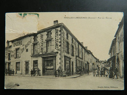 AVAILLES LIMOUSINES          RUE DE L'EGLISE                ( état Moyen Timbres Qui Ont Arraché La Surface) - Availles Limouzine