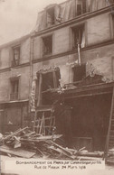 CPA (PARIS 19 Eme)   Bombardement De Paris Par Canon A Longue Portée  Rue De Meaux 24 Mars 1918 (b.bur) - Arrondissement: 19