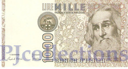 ITALIA - ITALY 1000 LIRE 1982 PICK 109a UNC PREFIX "D" - 1000 Lire