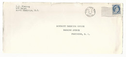 56279 ) Cover  Canada Perfin CPR Kamloops Postmark 1961 - Perfins