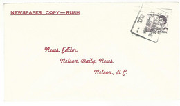 56297 ) Canada  Invermere Postmark  1968 - Briefe U. Dokumente