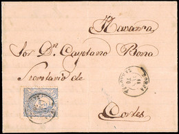 Zaragoza - Edi O 107 - Carta Mat Fech. Tp.II "Borja" - Lettres & Documents