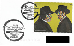 SPAIN. POSTMARK CONTEMPORARARY ART. EDUARDO ARROYO. 2018 - Maschinenstempel (EMA)