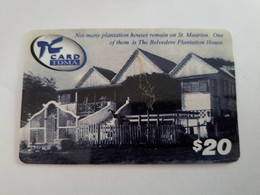 St MAARTEN $20,- ST MAARTEN BELVEDERE PLANTATION HOUSE  ** 10972 ** - Antillen (Nederlands)