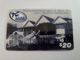 St MAARTEN $20,- ST MAARTEN BELVEDERE PLANTATION HOUSE  ** 10972 ** - Antilles (Netherlands)