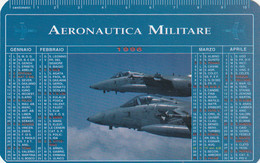 CALENDARIO AEREONAUTICA PICCOLO FORMATO 1996  (CV1987 - Kleinformat : 1991-00